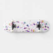 Festive Colorful Music Splash  Skateboard (Horizontal)