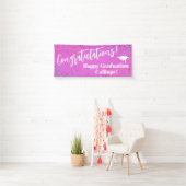 Festive Confetti Herzlichen Glückwunsch Graduate Banner (Insitu)