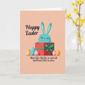 Festive Creature Gift Box Card Karte (Gelbe Blume)