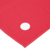 Festive Dainty Dots Lila, weiße Streifen Tischdecke (Schrägansicht)