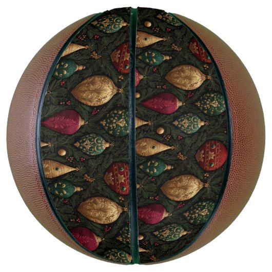 Festive Damask Basketball (Vertikal)