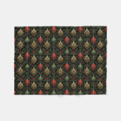 Festive Damask Fleecedecke (Vorderseite (Horizontal))