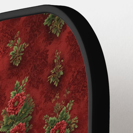 Festive Damask Pickleball Schläger (Linke Seite)