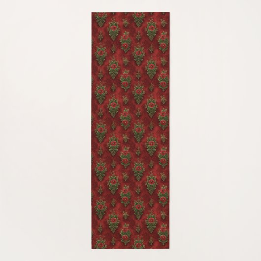 Festive Damask  Yogamatte (Rückseite)