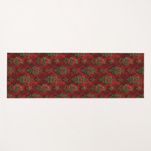 Festive Damask  Yogamatte (Vorderseite (Horizontal))