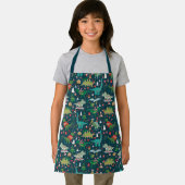Festive Dinosaurier Weihnachtsmuster Schürze (Insitu)