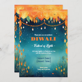 Festive Diwali Reverie Einladung