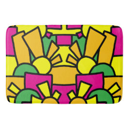 Festive Doodle Art 42 Badematte