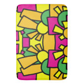 Festive Doodle Art 42 Badematte (Vorderseite Vertikal)