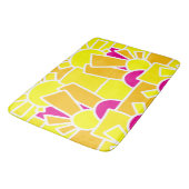 Festive Doodle Art 42 Badematte (Schrägansicht)