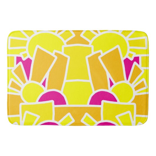 Festive Doodle Art 42 Badematte (Vorderseite)