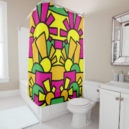 Festive Doodle Art 42 Duschvorhang