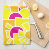 Festive Doodle Art 42 Geschirrtuch (Viertel Falte)