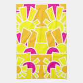 Festive Doodle Art 42 Geschirrtuch (Vertikal)