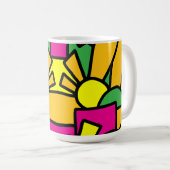 Festive Doodle Art 42 Kaffeetasse (VorderseiteRechts)