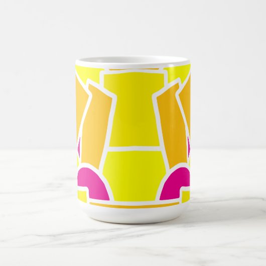 Festive Doodle Art 42 Kaffeetasse (Mittel)