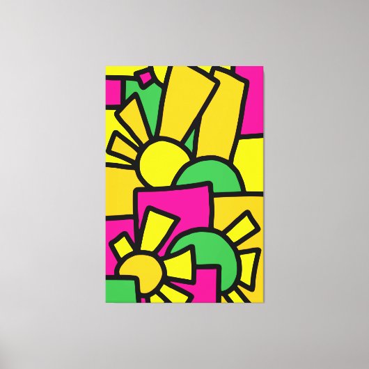 Festive Doodle Art 42 Leinwanddruck (Vorderseite)