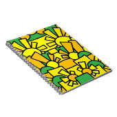 Festive Doodle Art 42 Notizblock (Rechte Seite)