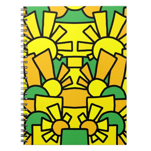 Festive Doodle Art 42 Notizblock (Vorderseite)