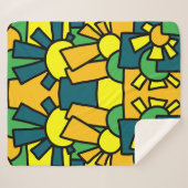 Festive Doodle Art 42 Sherpadecke (Vorderseite (Horizontal))