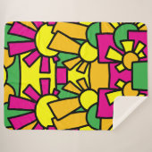 Festive Doodle Art 42 Sherpadecke (Vorderseite (Horizontal))