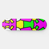 Festive Doodle Art 42 Skateboard (Horizontal)