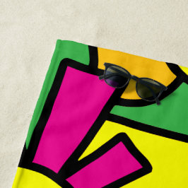 Festive Doodle Art 42 Strandtuch