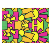 Festive Doodle Art 42 Tischdecke (Vorderseite (Horizontal))