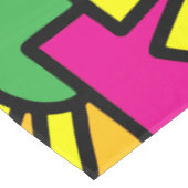 Festive Doodle Art 42 Tischdecke (Schrägansicht)