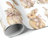 Festive Easter Bunnies | Easter Wrapping Paper Geschenkpapier (Rolleneckpunkt)