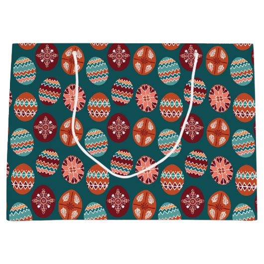 Festive Easter Large Gift Bag Große Geschenktüte (Vorderseite)