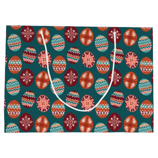 Festive Easter Large Gift Bag Große Geschenktüte (Rückseite)