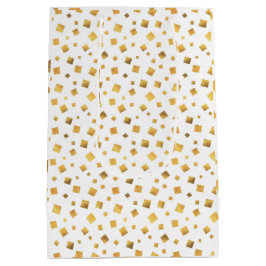 Festive Elegant Gold Confetti Geschenk Mittlere Geschenktüte