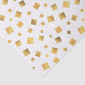 Festive Elegant Gold Confetti Geschenk Seidenpapier (Detail)