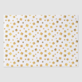 Festive Elegant Gold Confetti Geschenk Seidenpapier