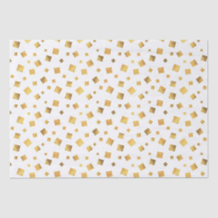Festive Elegant Gold Confetti Geschenk Seidenpapier