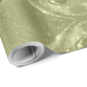 Festive Elegant Script Frohe Weihnachten Grün Geschenkpapier (Rolleneckpunkt)