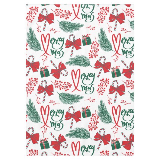 Festive Elements Christimas Tablecloth Tischdecke (Vorderseite)