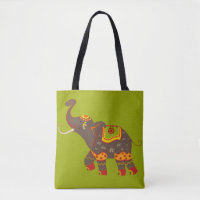 Festive Elephant Green