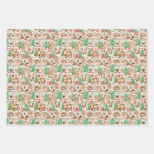 Festive Farm Friends Geschenkpapier Set (Vorderseite)