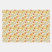 Festive Farmhouse Pears Boho Christmas Kitchen Geschenkpapier Set (Vorderseite)