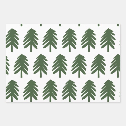 Festive FELIZ NAVIDAD Weihnachtsbaum Geschenkpapier Set (Vorderseite 3)