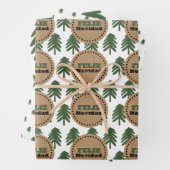 Festive FELIZ NAVIDAD Weihnachtsbaum Geschenkpapier Set (Beispiel)