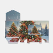 "Festive Fevor Box for Christmas Celebrations" Geschenkschachtel (Ungefaltet)