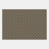Festive Floral, Dots and Leaves - Geschenkpapier Set (Vorderseite 2)