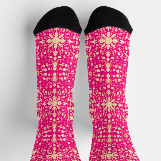 Festive florals socken (Oben)