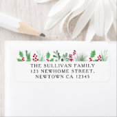 Festive Foliage Return Address (Insitu)