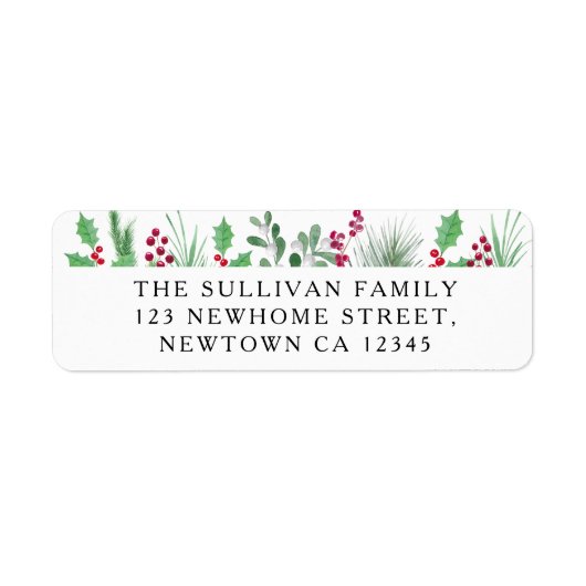 Festive Foliage Return Address (Vorne)
