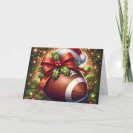 Festive Football Christmas Feiertagskarte