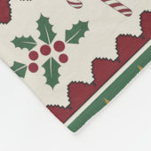Festive Forest Christmas Throw Fleecedecke (Ecke)